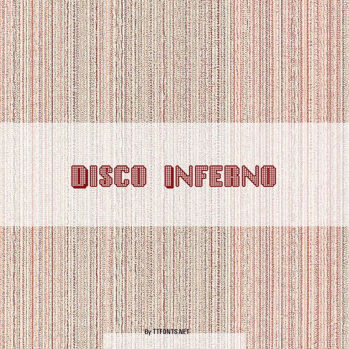 Disco Inferno example